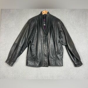 Bagatelle vintage 80’s leather jacket women’s size s